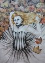 Waiting for her autumn by LadyOceansoul